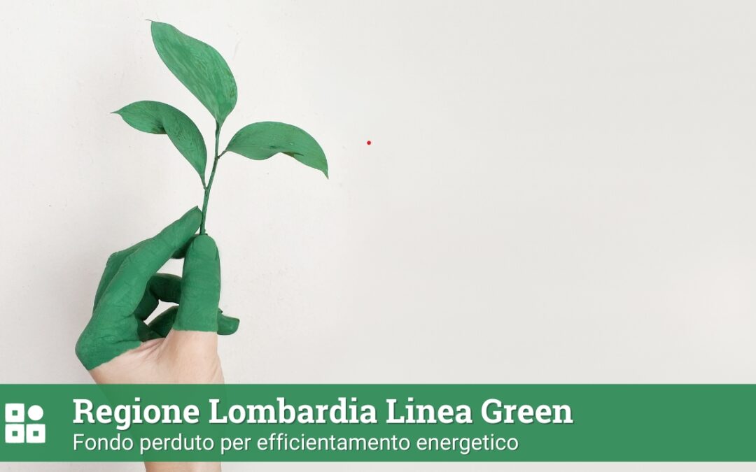 Linea Green: fondo perduto per efficientamento energetico in Lombardia