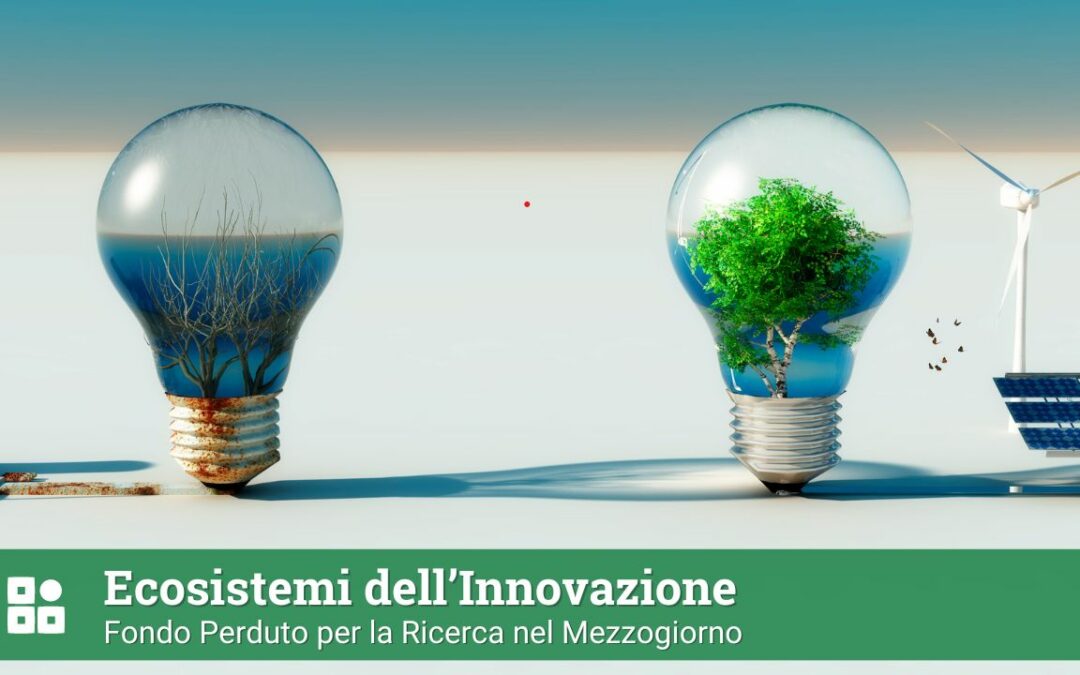 Ecosistemi dell’Innovazione: fondo perduto per la ricerca nel Mezzogiorno