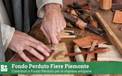 Fondo perduto fiere Piemonte per imprese artigiane